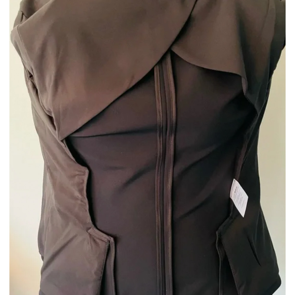 Veronica Beard 0 Core Schoolboy $645 Scuba Blazer Dickey Jacket Fitted Black NWT - Picture 16 of 16